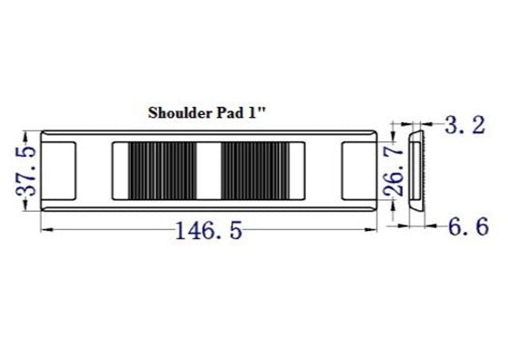 Plastic Shoulder Pad (AP030) - 0