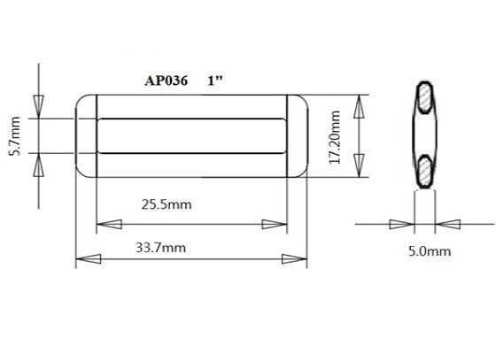 Plastic Square Loop (AP036)