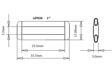 Plastic Square Loop (AP036)