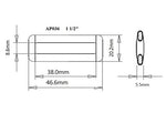 Plastic Square Loop (AP036)