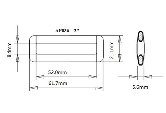 Plastic Square Loop (AP036)