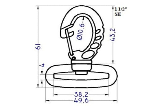 Plastic Swivel Snap Hook (AP262)