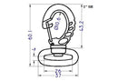 Plastic Swivel Snap Hook (AP262)-6