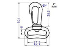 Plastic Revolving Snap Hook (AP266)