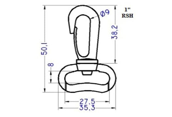 Plastic Revolving Snap Hook (AP266)