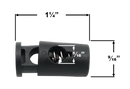 Jumbo Black Cord Lock (AP602)-2