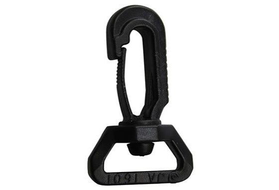 Plastic 3/4" Black Snap Hook (AP719)