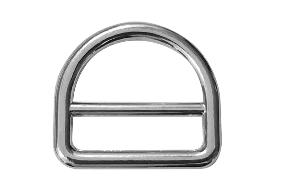 Metal Double Bar D-Ring Dual (9-021)