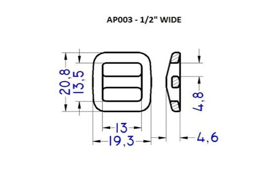 Plastic Tri-Glide (AP003)