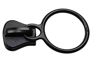 Molded Black #10 Ring Pull Slider (SLI105D310R)