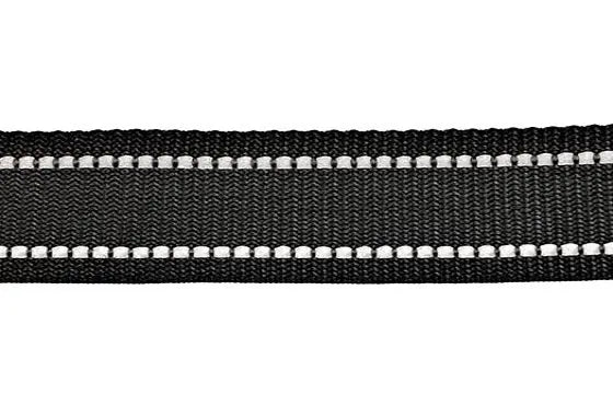 1", 1.5" Black (310) Polypropylene Reflective Webbing (4-712)