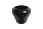 Black and Antique Brass Plastic Cord Tip (AP106)