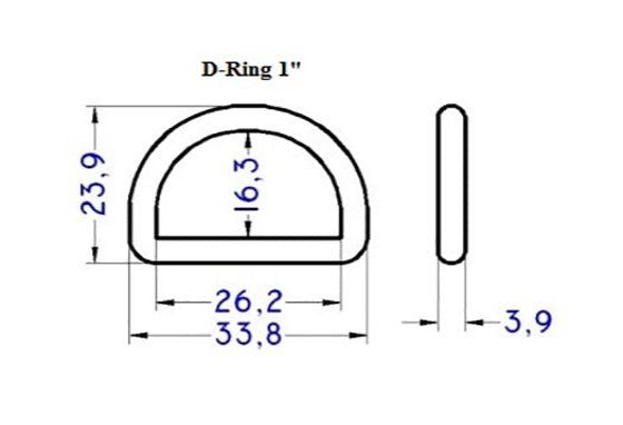 Plastic D-Ring (AP021)