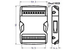 Plastic Dual Side Release Buckle (AP006)