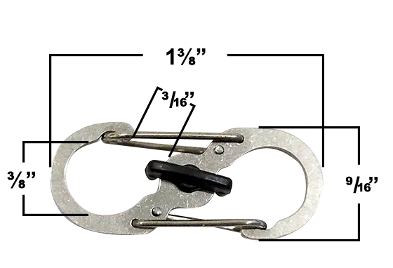 Dual Metal Clip Stainless Steel