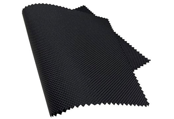 1680D Black Nylon Ballistic Fabric with PU Coating (FABN1680D) - 0