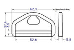 Plastic Heavy Duty D-Ring (AP037)