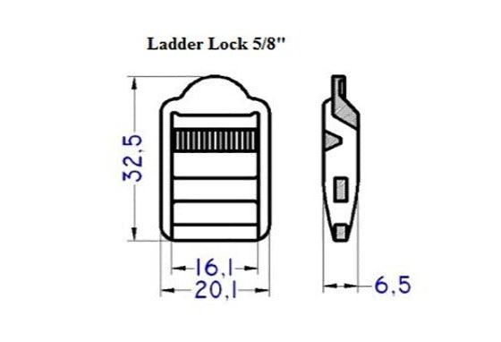 Plastic Ladder Lock (AP004)