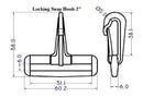 Plastic Locking Snap Hook (AP005)-7