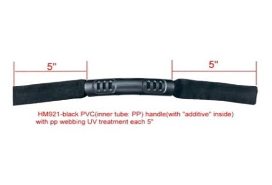 Plastic Luggage Handle with Polypropylene Webbing on Each Side (TG705)
