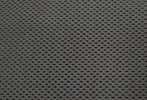 54" Wide TPU Laminated Black Polyester Mesh (108) - 0