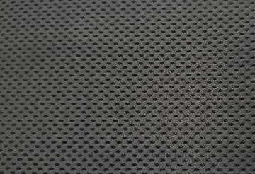 54" Wide TPU Laminated Black Polyester Mesh (108)