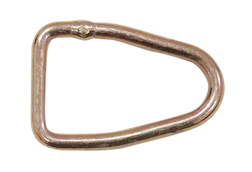 1" Steel Waisted D-Ring (MTL-WD)