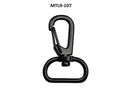 Metal 3/4" Black Oxide Revolving Snap Hook (9-107)-2