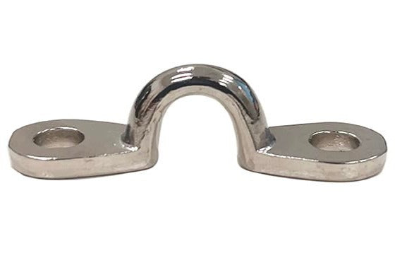 Metal 3/8" Nickel Plated Eye Strap (9-708)