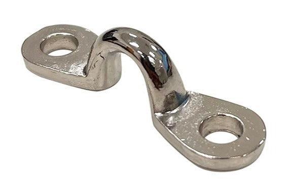 Metal 3/8" Nickel Plated Eye Strap (9-708)