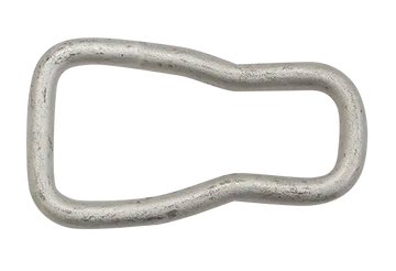 1" Waisted D-Ring Dacromet Finish