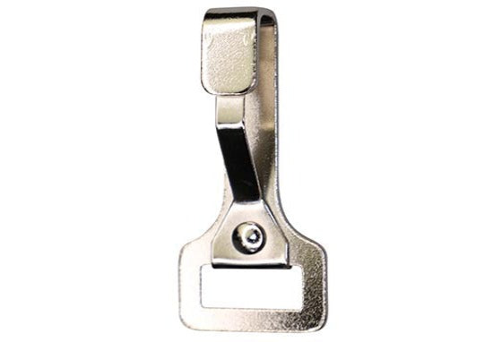 Metal 1" Nickel Plated Flat Snap Hook (9-200) - 0