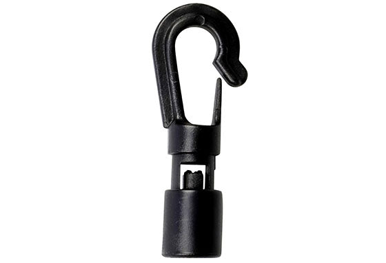 Plastic 6mm Closed Shock Cord Hook with Tongue (APCH6)