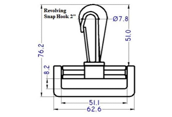 Plastic Revolving Snap Hook (AP034)