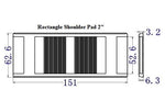 Plastic Rectangle Shoulder Pad (AP031)