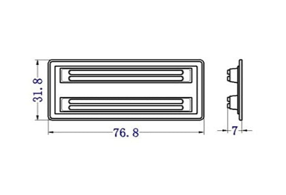 Plastic Sew Skid Pad (AP704) - 0