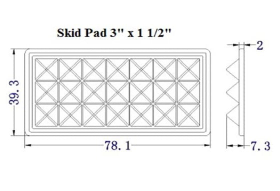 Plastic Skid Pad (AP706)