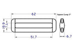 Plastic Square Loop (AP036)