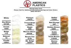 Black Spun Polyester Tex 40 Thread (THDAESPNPOLYB40) - 0