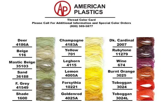 Black Polyester Bonded-46 Tex 40 Thread (THDAEPOLYB4)