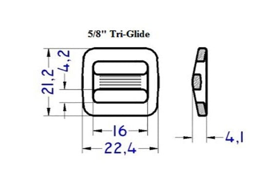 Plastic Tri-Glide (AP003)
