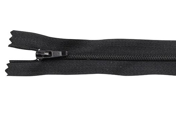 Custom Waterproof zipper 3# nylon zip waterproof with print text close end  + semi-auto slider Manufacturer and Supplier