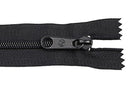 Black (310) #8 Premade Nylon Coil Zipper, Closed End, Length 17" with Auto Lock (ZIP08)-1