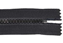 Black (310) #5 Premade Molded Zipper, Closed End, Length 7", 8", 15", 17", 24", 28", 32" with Auto lock Slider (ZIP05D)-2