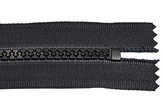 Black (310) #5 Premade Nylon Coil Zipper, Closed End, Length 7", 8", 9" with Auto Lock Slider (ZIP05)