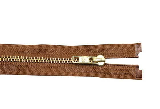 #5 Premade Metal Zipper, Open End (ZIP05MTL)