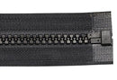 Black (310) #8 Premade Molded Zipper, Open End, Length 8" (ZIP08D)-2