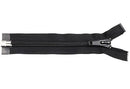 Black (310) #8 Premade Nylon Coil Zipper, Open End, Length 6", 50" with Auto Lock (ZIP08)-3