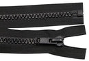 Black (310) #10 Premade Molded Zipper, Open End, Length 20", 46" (ZIP10D)-1