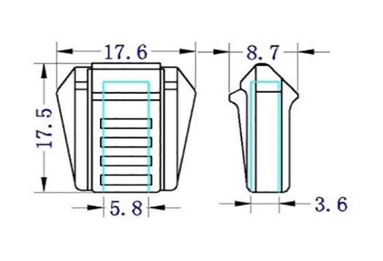 Plastic Zipper Pull Cord Tip (AP062)